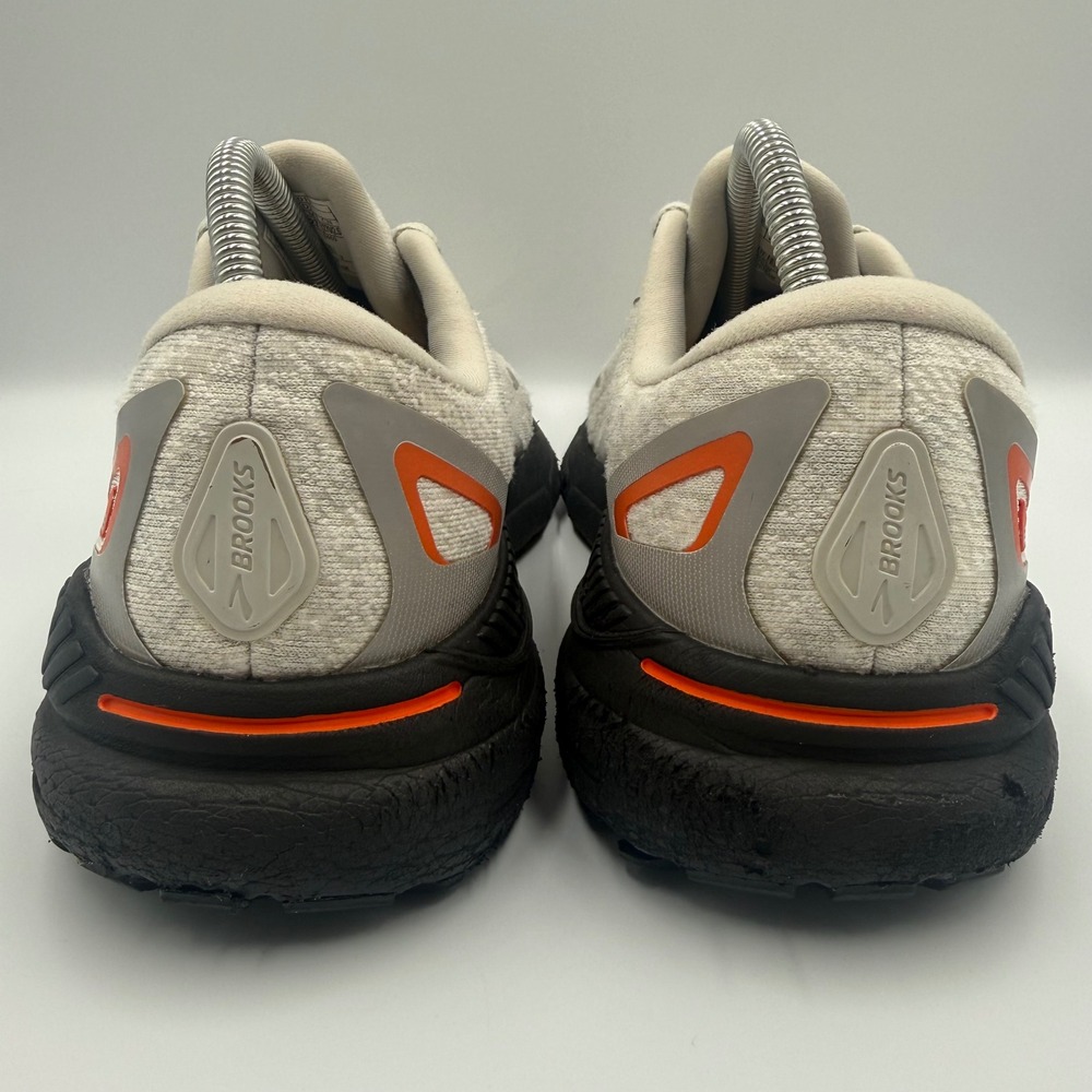 Brooks Adrenaline GTS 23 Grey‎ Orange Men's Size 9 Running Shoes 1103911D017 - Picture 6 of 10